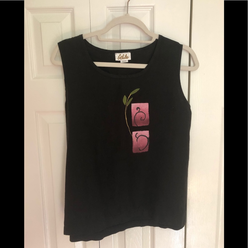 Odile 💯 linen gorgeous top in EUC!